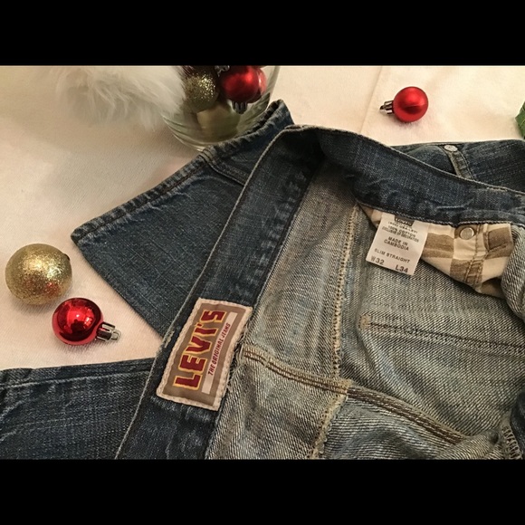 “LEVI’S”  513 Men’s -Slim Straight-blue jeans. - Picture 6 of 6